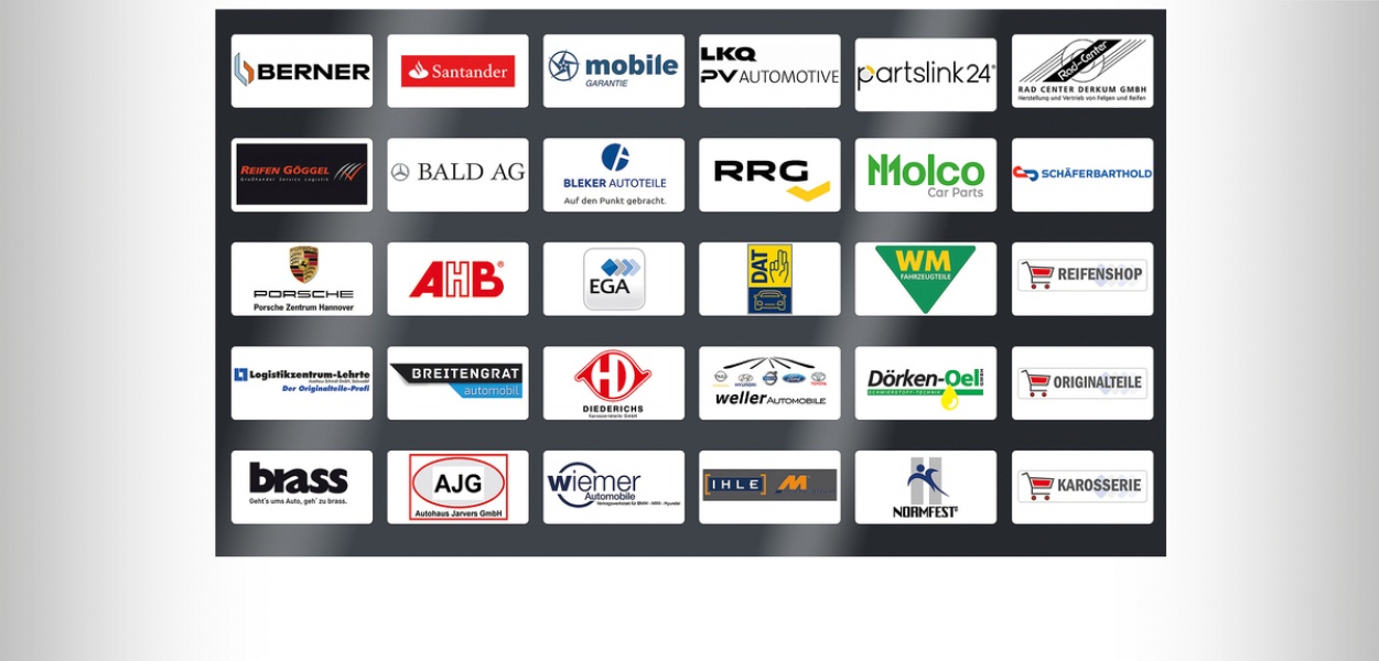 Aktuelle Übersicht aller Lieferantenlogos